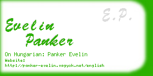 evelin panker business card